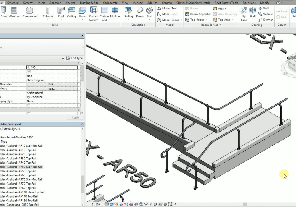 ArchiCAD, BIM, Revit and Tekla Downloads to Speed Up Balustrade and Handrail Design