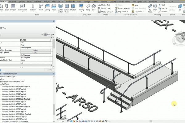 ArchiCAD, BIM, Revit and Tekla Downloads to Speed Up Balustrade and Handrail Design
