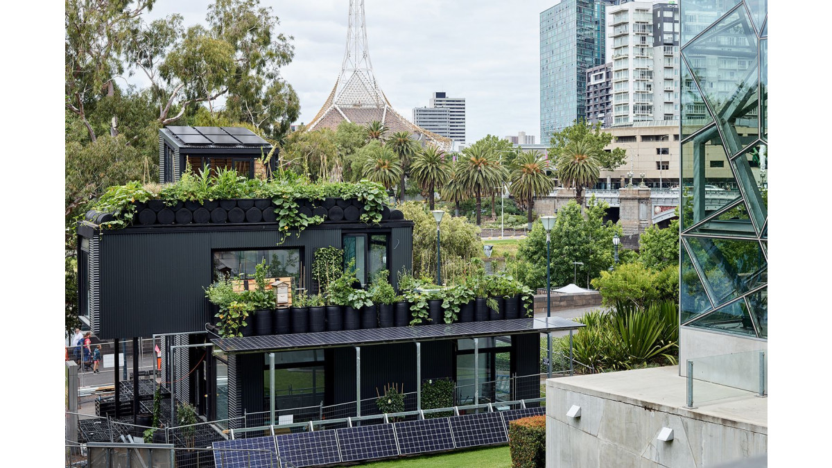 Greenhouse in the heart of Melbourne CBD.