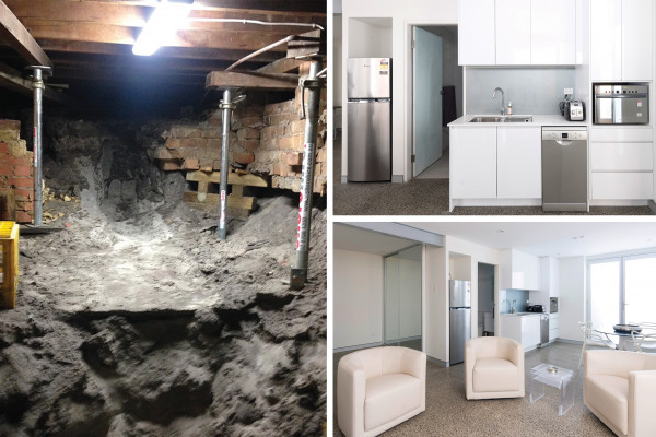 Basement Transformation: From Underground Dirt to Studio Apartment