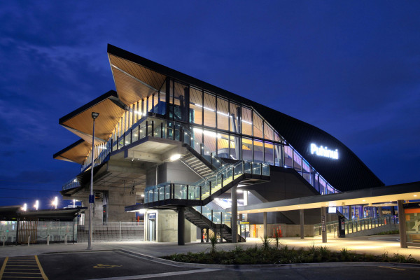 Vantage Structural Glaze Façade at New Puhinui Station