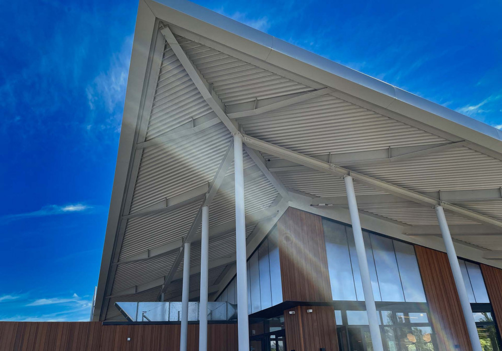 A Striking S&T Roof for Percy Café at The Landing