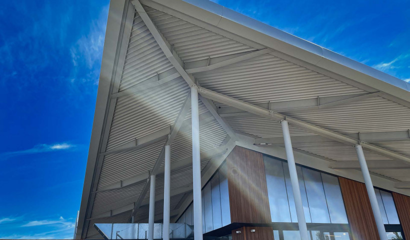 A Striking S&T Roof for Percy Café at The Landing