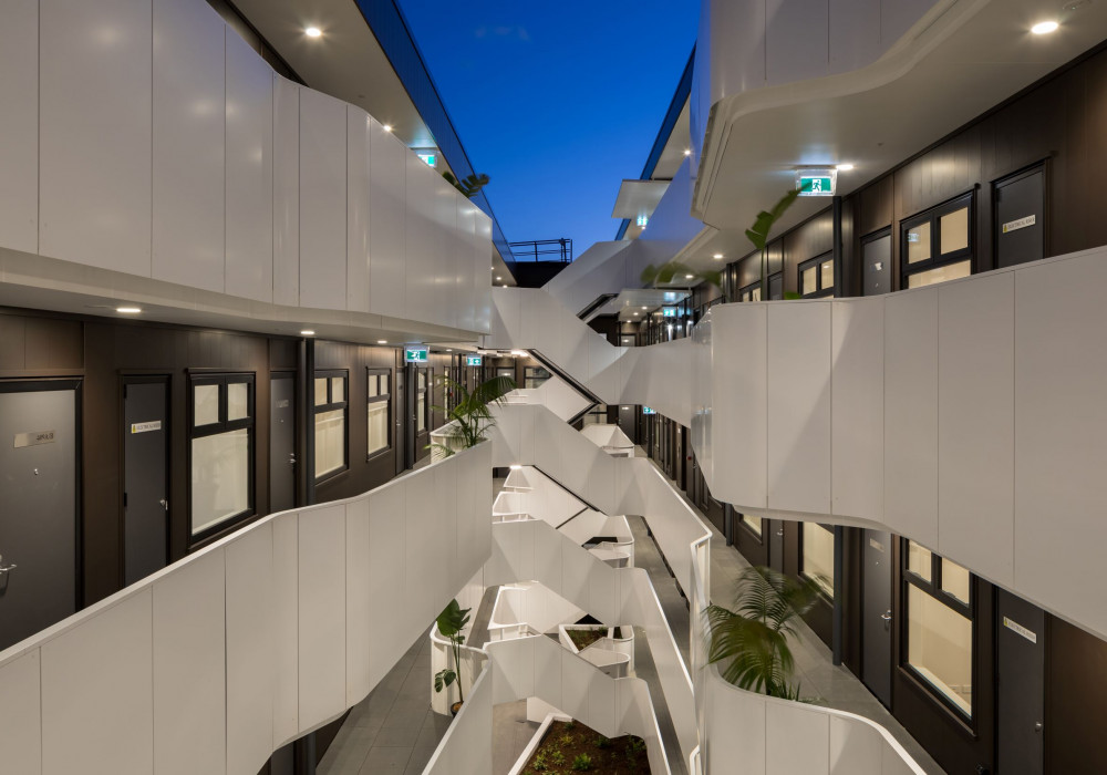 Striking Balustrade Design for Eden View Apartments