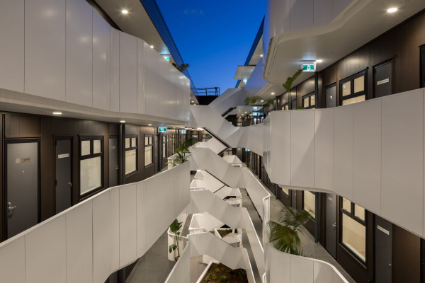 Striking Balustrade Design for Eden View Apartments