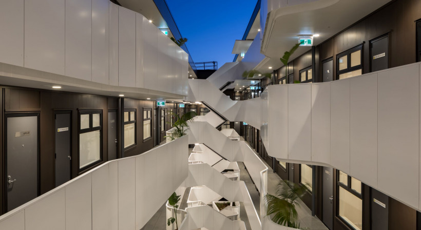 Striking Balustrade Design for Eden View Apartments