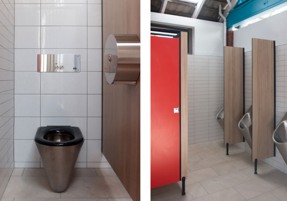 Robust, Vandal Resistant Bathroom Solutions for Mission Bay Changing Rooms