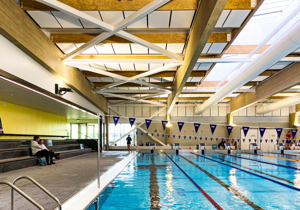 Prefabricated Glulam Beams a Smart Solution for Selwyn Aquatic Centre