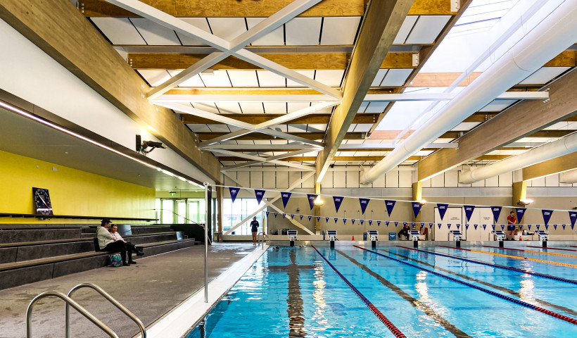 Prefabricated Glulam Beams a Smart Solution for Selwyn Aquatic Centre