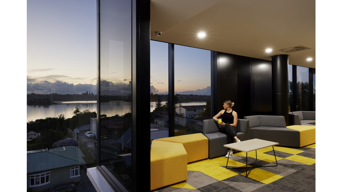 The top level features sweeping views of Tauranga.
