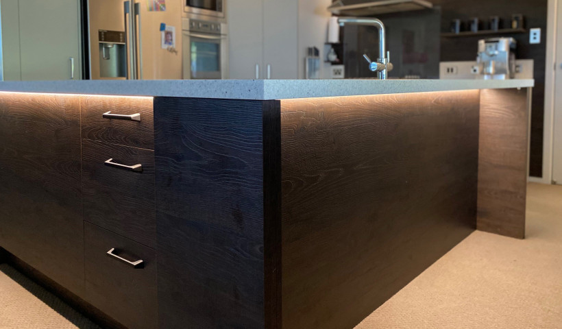Textured Panels Add Visual Interest in Kitchen Revamp