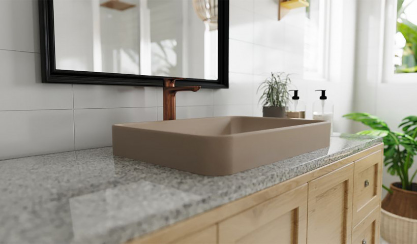 New Basin Options Add Warmth to Bathrooms