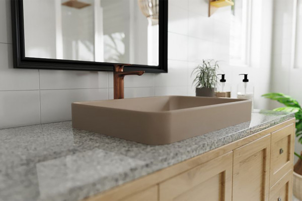 New Basin Options Add Warmth to Bathrooms