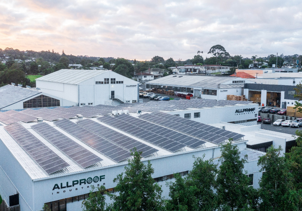 Allproof’s New Solar Panel Install Saves 50 Tonnes of CO2 Every Year