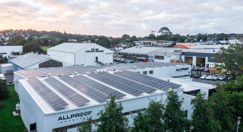 Allproof’s New Solar Panel Install Saves 50 Tonnes of CO2 Every Year