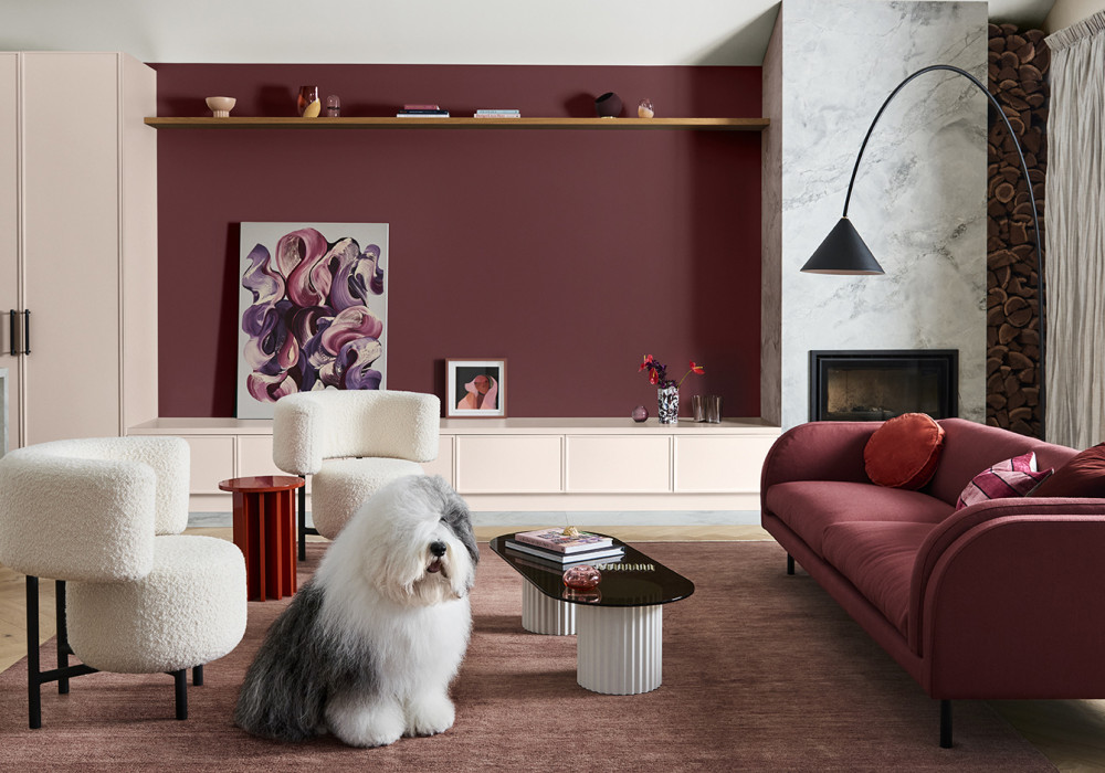 Dulux Autumn Trends: Reds, Pinks and Neutrals Create a Warm and Welcoming Space