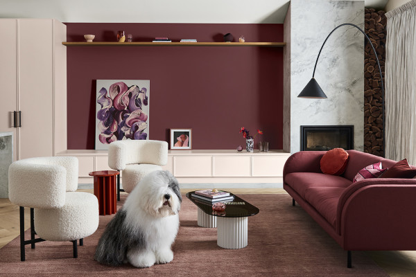 Dulux Autumn Trends: Reds, Pinks and Neutrals Create a Warm and Welcoming Space 
