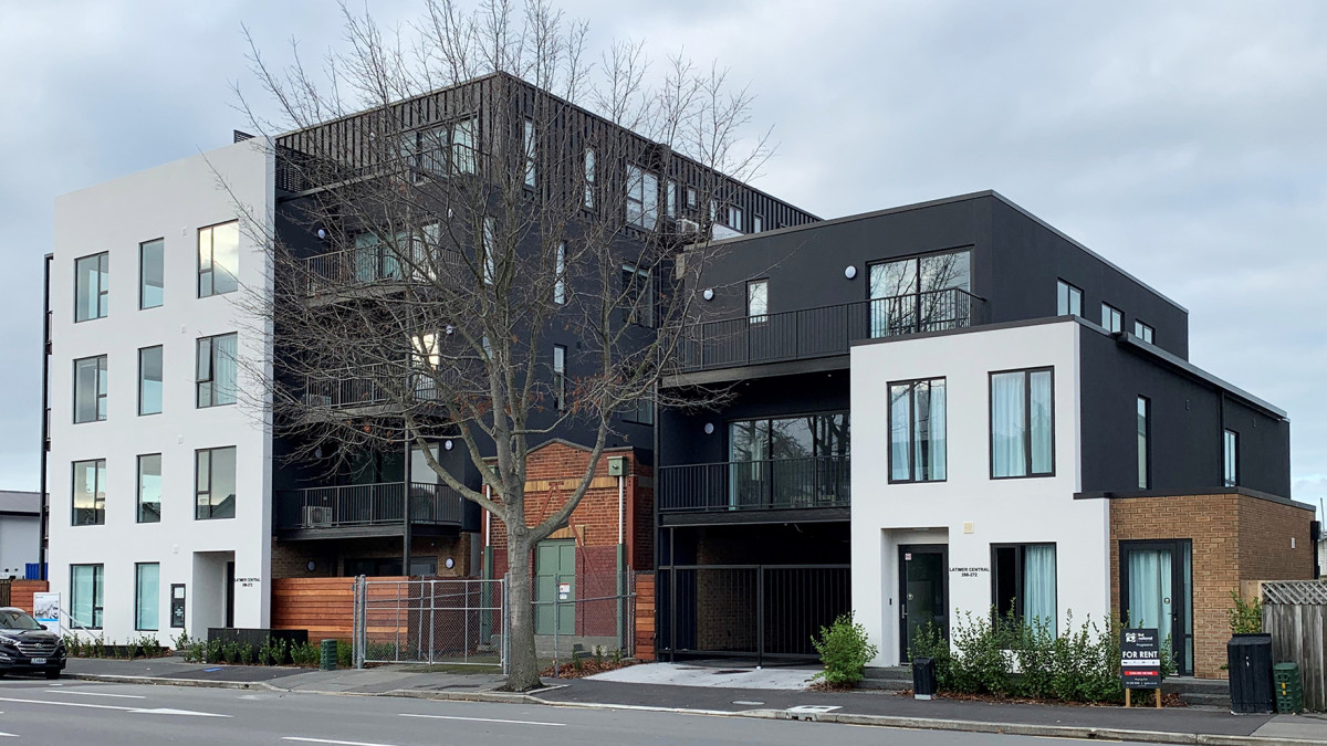 Latimer Central Apartments, Christchurch. John Street & Context Architects.