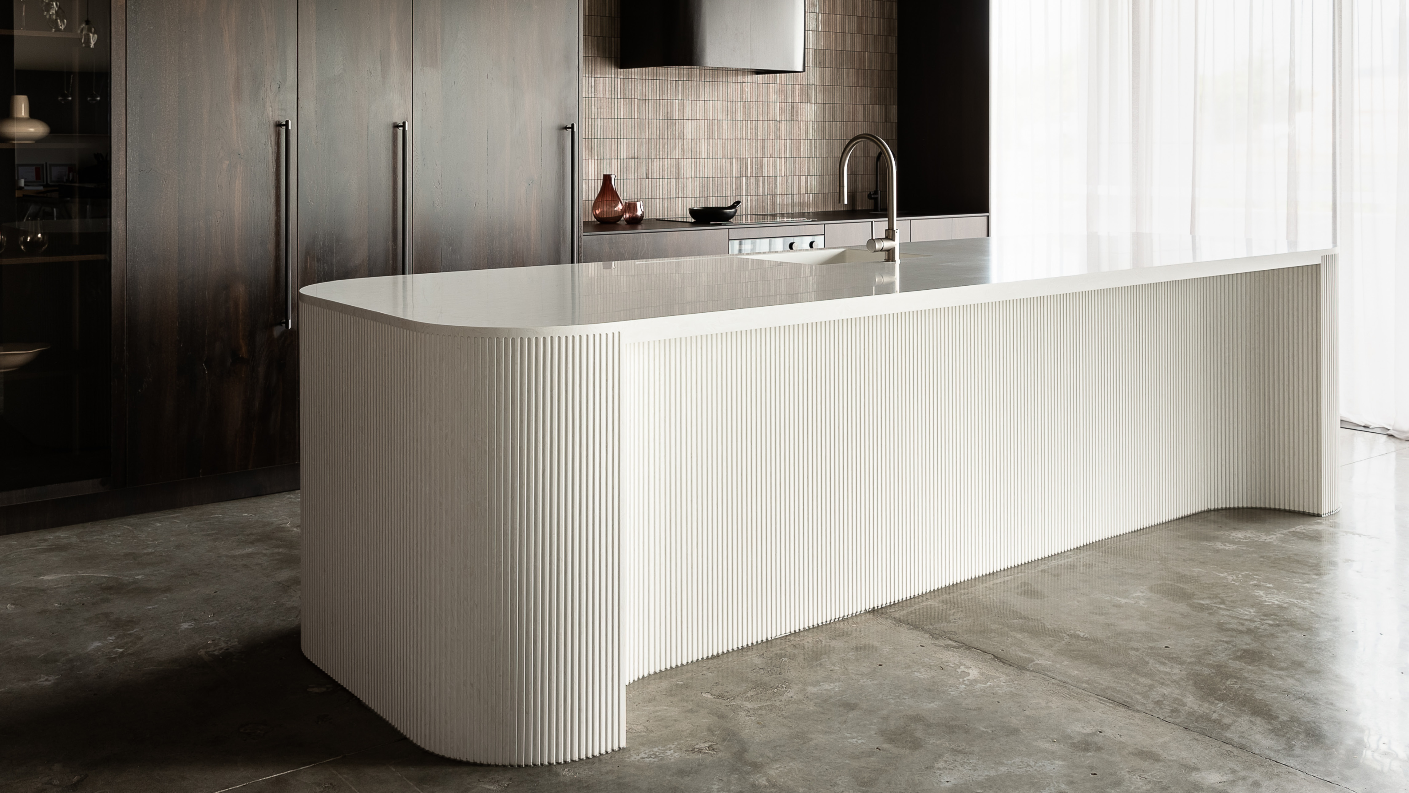 Annika Rowson Creates Curves with Corian EBOSS