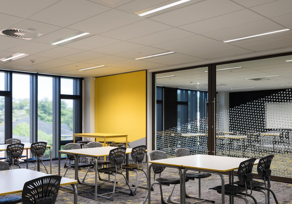 Functional, Sustainable Ceiling Solutions With AMF Thermatex Acoustic