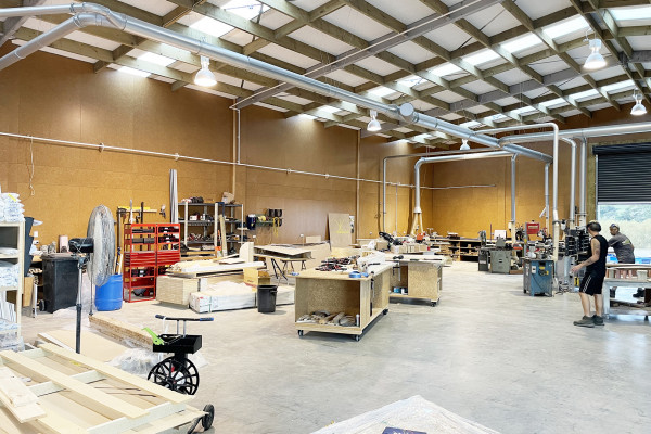 Versatility of Triboard Showcased in Multi-Use Carpentry Workshop