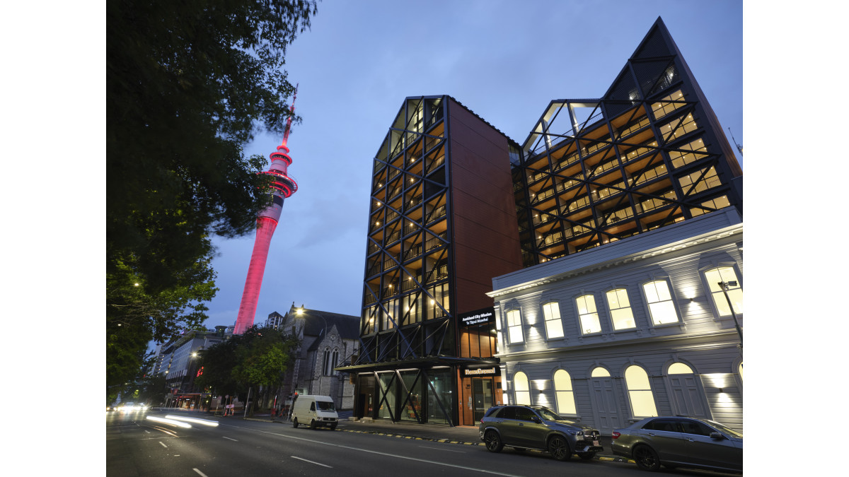 HomeGround was constructed in cross laminated timber, making it possibly the tallest timber building in New Zealand.