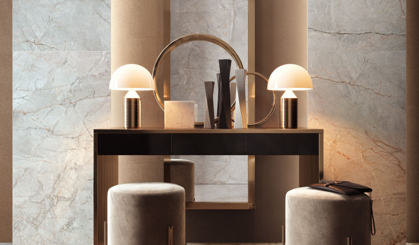 New Golden Pure Porcelain Tile Captures the Essence of Natural Marble
