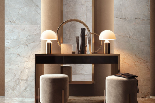 New Golden Pure Porcelain Tile Captures the Essence of Natural Marble
