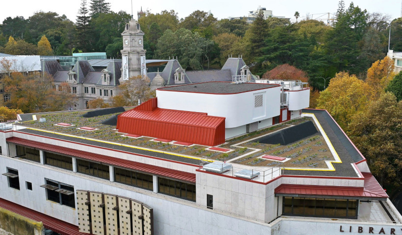 Auckland Library and the Growth of Green Roofs