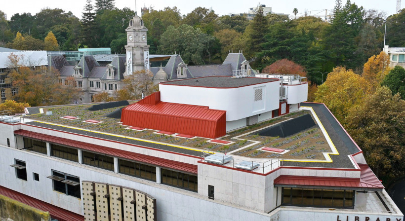 Auckland Library and the Growth of Green Roofs