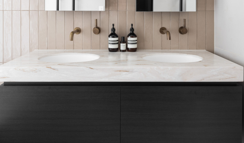 Beauty in Restraint: Modi Design’s Bathroom Using Corian Dune Prima is an Award-Winner