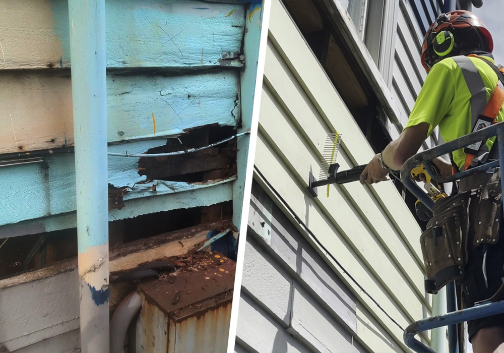 Trim Head Screw Fixing Means Lower Maintenance for Weatherboards