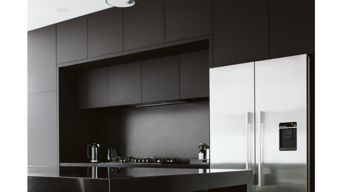 Prime Acrylic Black Matt. Cox Joinery.