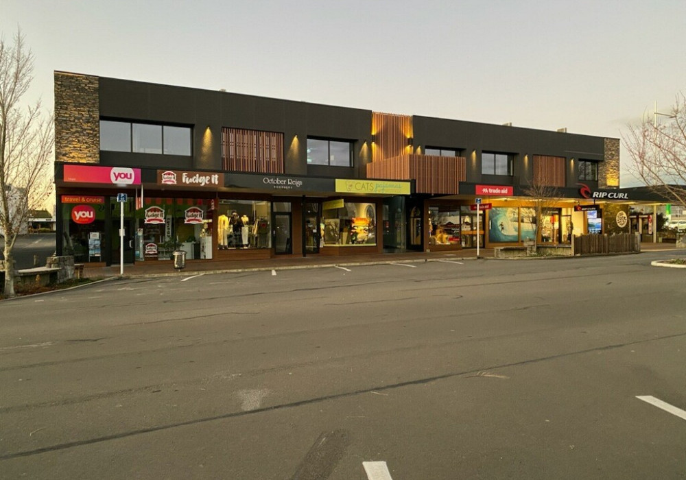 Futurewood Features at the Town Gate Building Renovation in Taupō