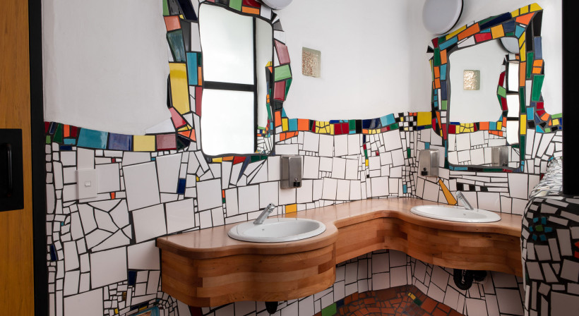 Stylish, Durable, Environmentally Friendly Bathroom Products Specified for Hundertwasser Art Centre 