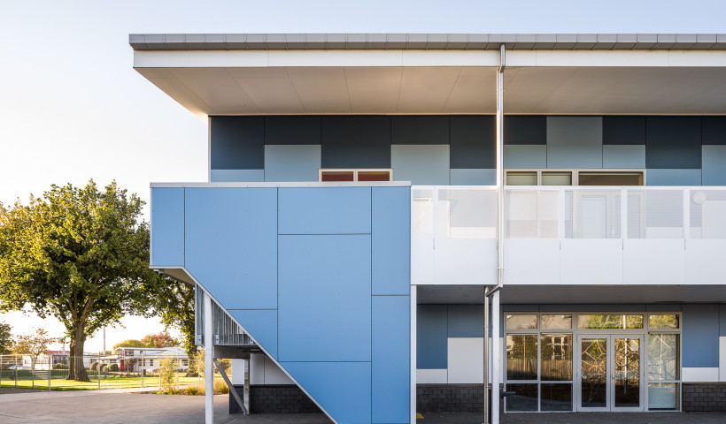 Trespa Meteon Cladding Brings a Splash of Colour and Fun to Hillmorton High School