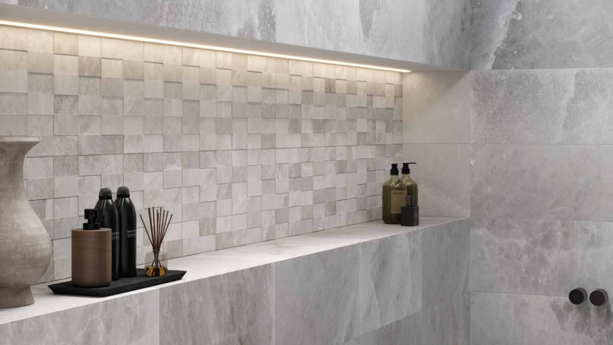 Himalaya Light Grey Mosaic 290 x 290mm.