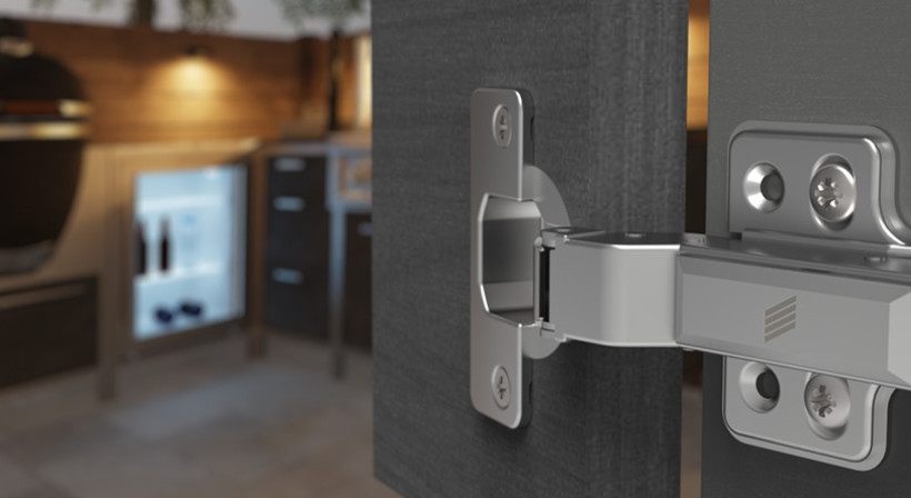 Hettich Adds Stainless Steel Hinge, Veosys, to its Range