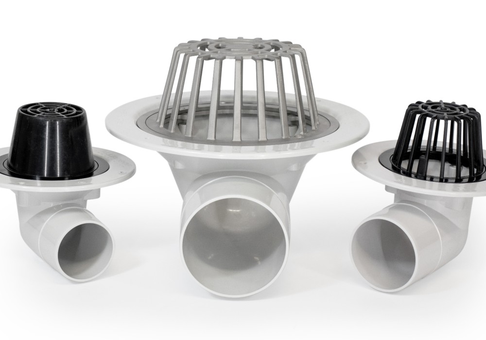 New Side Outlet Roof Drains