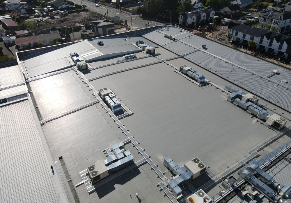 Retrofit Membrane Roofing at The Palms Shopping Centre