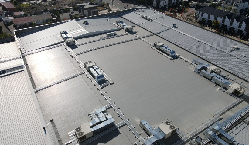 Retrofit Membrane Roofing at The Palms Shopping Centre