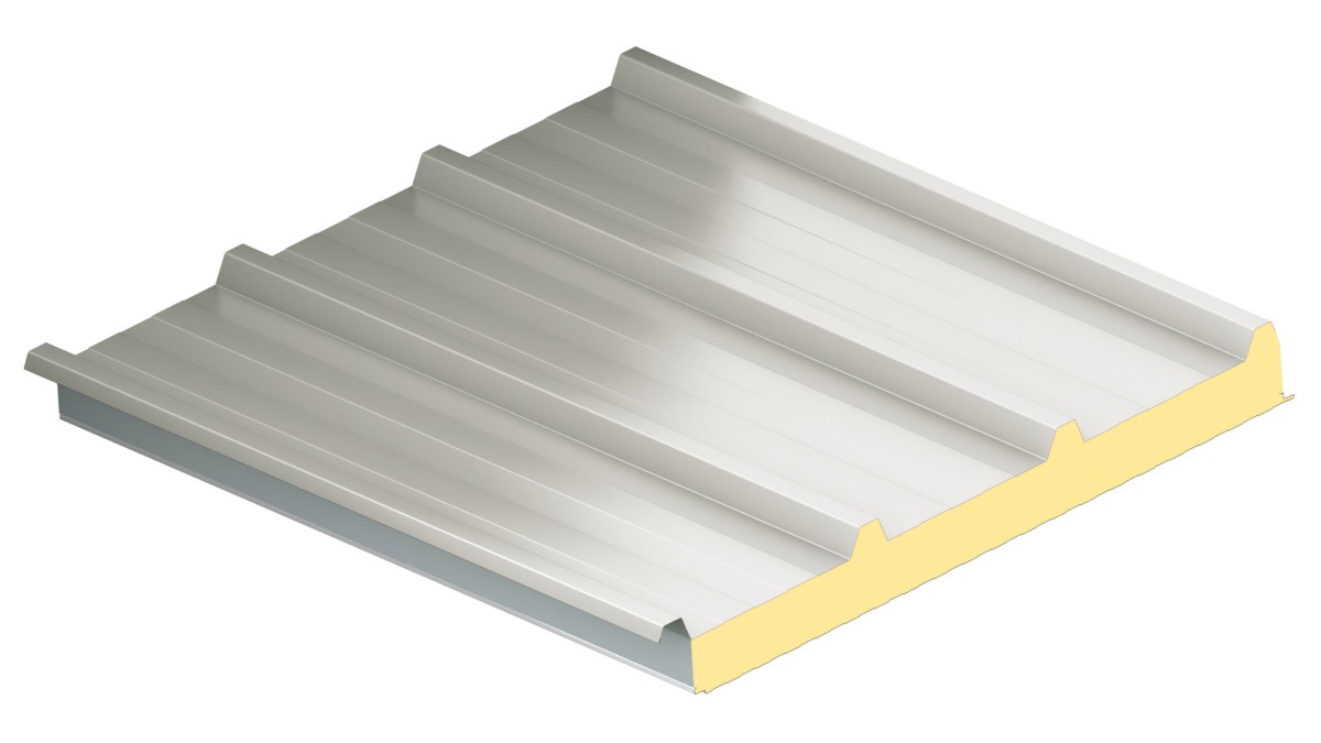 Kingspan’s KS1000RW Trapezoidal Roof Panel is a single piece warm roofing solution available in a wide range of thicknesses/R values.