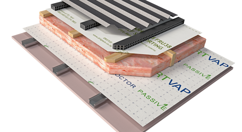 Cold Roof Ventilation: Meet H1 Requirements with DriSpace H1 Systems