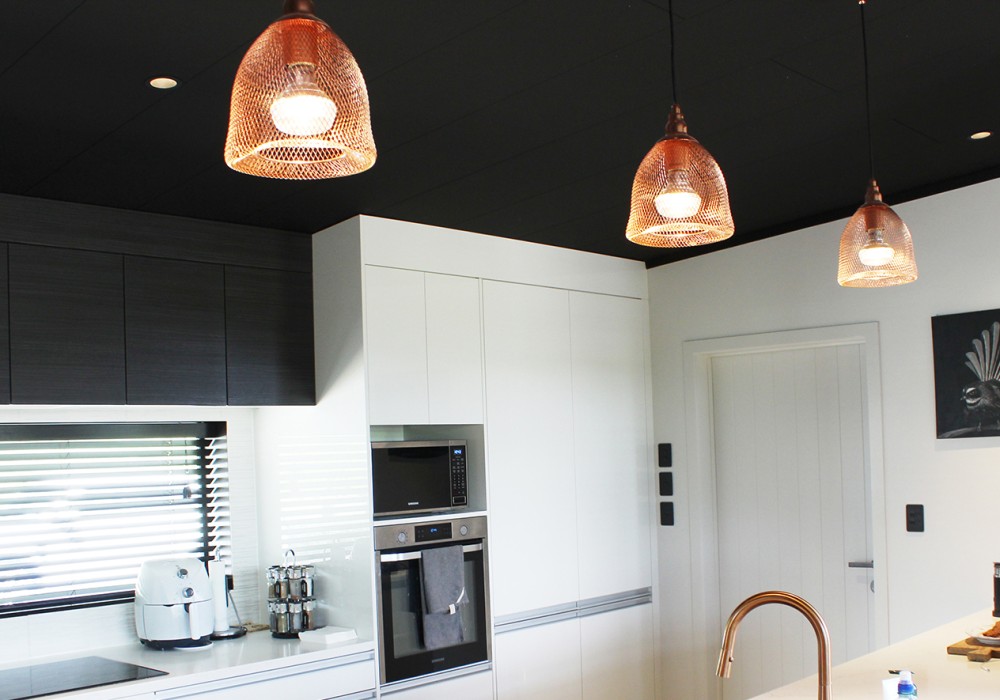 A Bold Black Ceiling with Triboard TGV