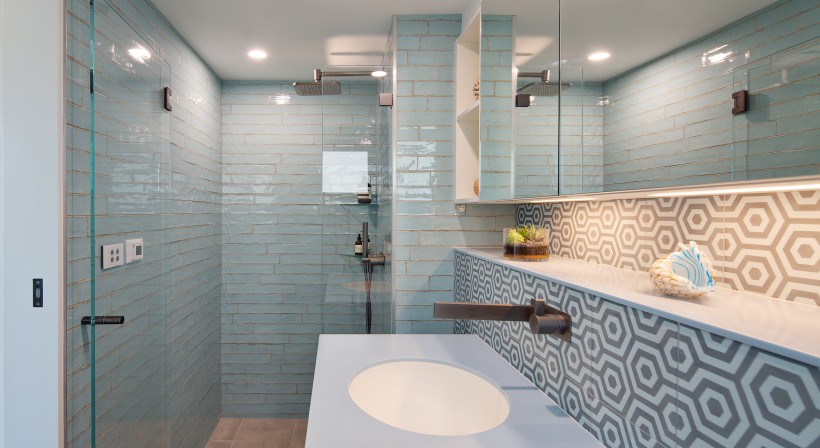 Transform Bathrooms with Austaron's Smooth and Textured Surfaces