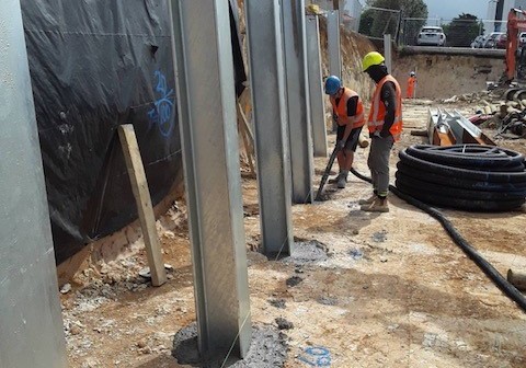 Perry Metal Protection's Galvanised Steel Retaining Walls: Maximum Value in New Development