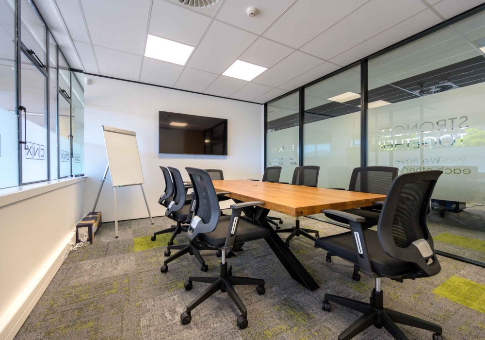 CNX Incorporates Logo Colours with their Flooring Choice in New Office Fit-out