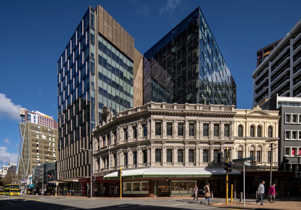 New Central Wellington Towers use APL Thermally Improved Window System