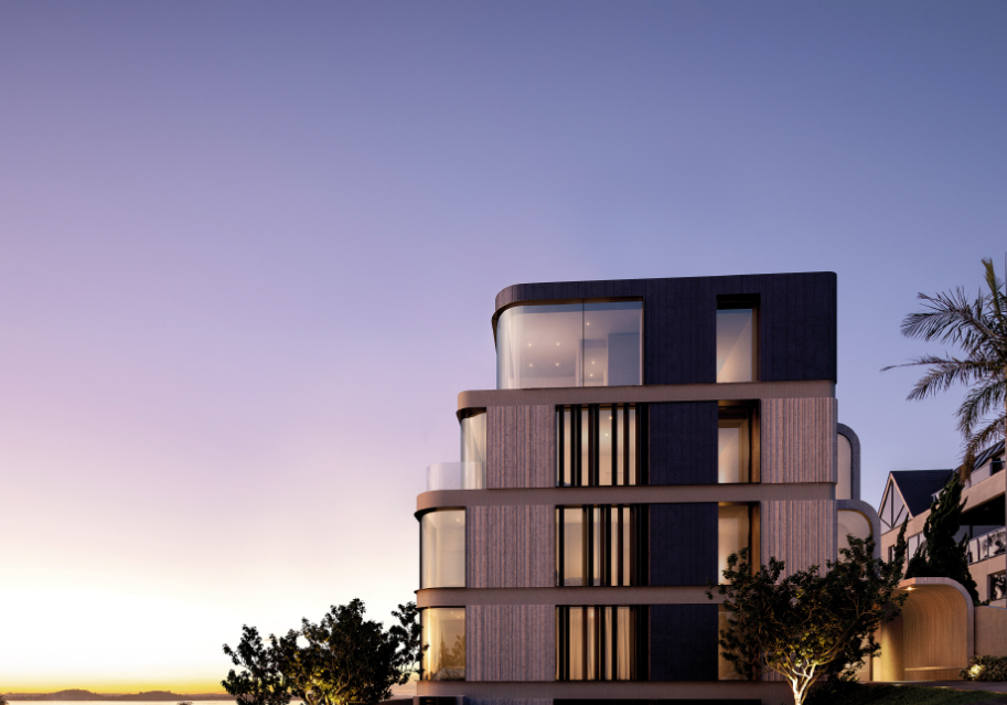 Curved Walls Add to Building Elegance at Sonata Apartments