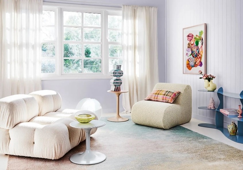 Colour Blocking Inspiration from Dulux